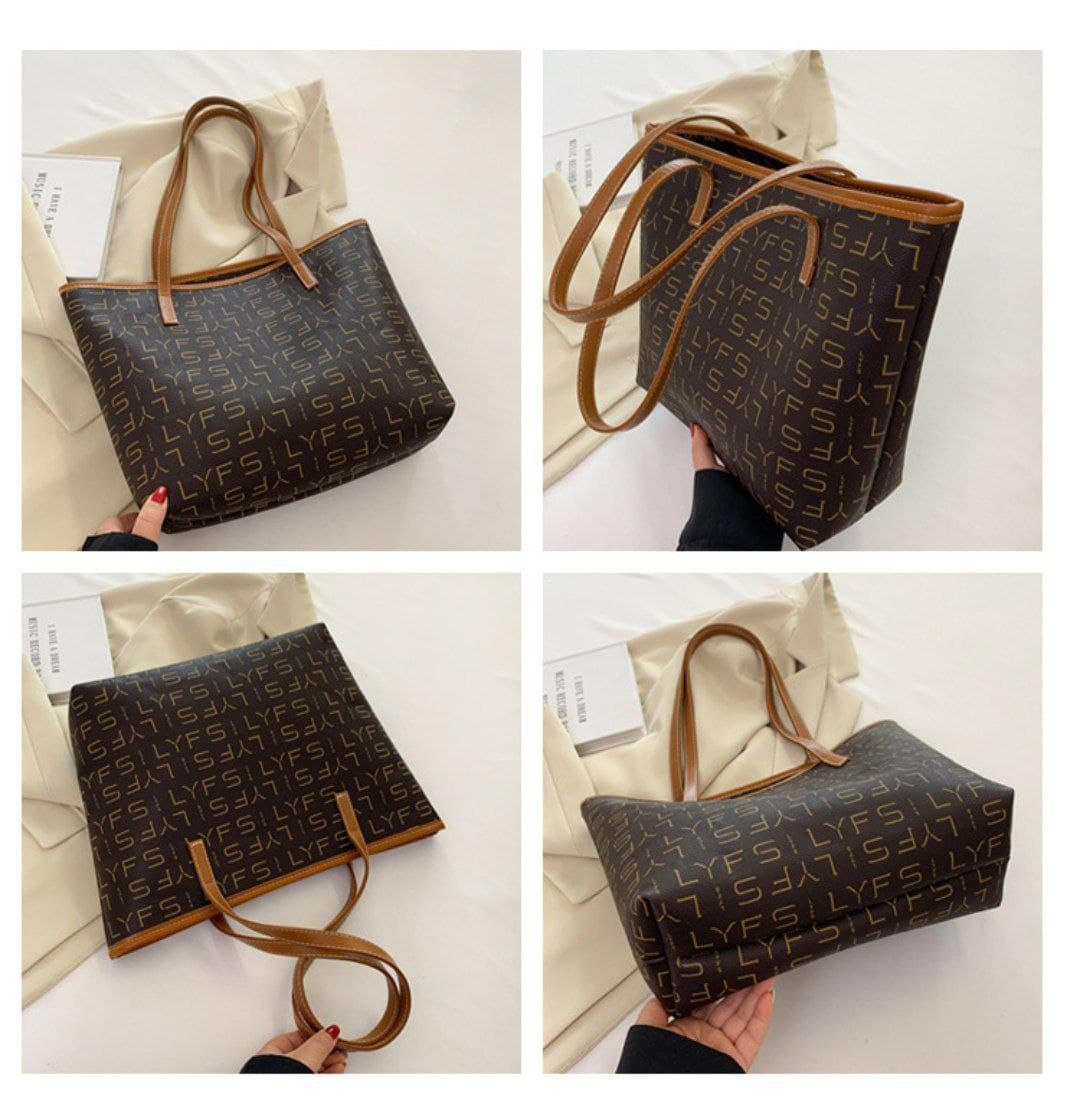 Lettered handbag